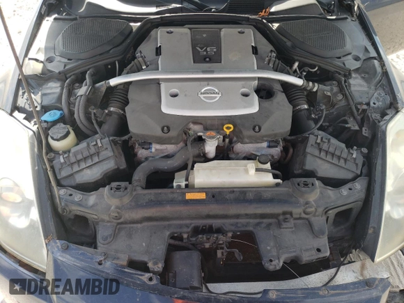 2008 Nissan 350Z Enthusiast with VIN JN1BZ36A78M850344, listed as a Copart auction lot 86394824 with 113,134 mi miles and Salvage Title. Bid and sale history available at DreamBid. Image 11.