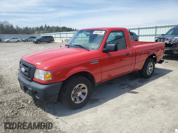 2008 Ford Ranger XL with VIN 1FTYR10D08PA79299, listed as a Copart auction lot 54481885 with 228,142 mi miles and Non Repairable. Bid and sale history available at carsss.com. Image 1.