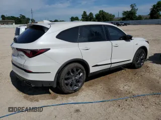 2024 Acura MDX w/A-Spec Package with VIN 5J8YE1H02RL021511, listed as a Copart auction lot 54641844 with 0 mi miles and Salvage Title. Bid and sale history available at carsss.com. Image 3.