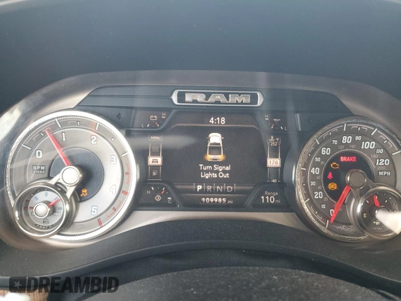 2019 Ram 3500 Longhorn with VIN 3C63RRNL6KG536791, listed as a Copart auction lot 77312014 with 109,985 mi miles and Salvage Title. Bid and sale history available at carsss.com. Image 9.