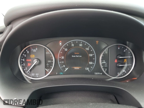 2017 Buick LaCrosse Premium with VIN 1G4ZR5SS7HU115686, listed as a Copart auction lot 58133905 with 72,079 mi miles and Salvage title. Bid and sale history available at DreamBid. Image 9.