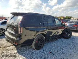 2023 Cadillac Escalade 4WD Sport Platinum with VIN 1GYS4GKL3PR460704, listed as a Copart auction lot 48256255 with 12,922 mi miles and Salvage Title. Bid and sale history available at carsss.com. Image 3.