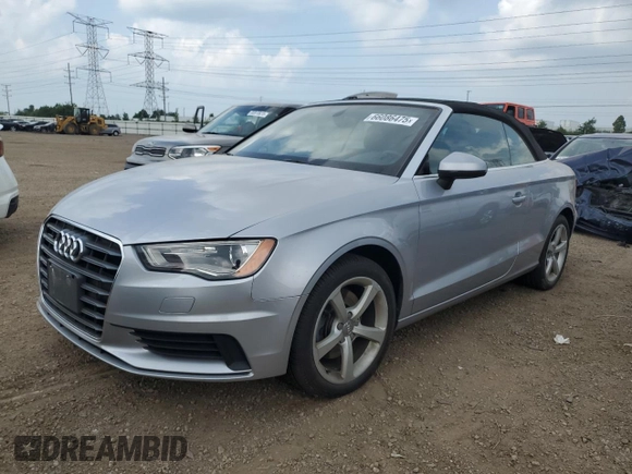 2015 Audi A3 with VIN WAU7FLFF1F1032028, listed as a Copart auction lot 66086475 with 108,326 mi miles and Clean title. Bid and sale history available at DreamBid. Image 1.
