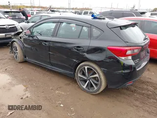 2022 Subaru Impreza Sport with VIN 4S3GTAL66N3716211, listed as a IAAI auction lot 40976630 with 111,208 mi miles. Bid and sale history available at carsss.com. Image 3.