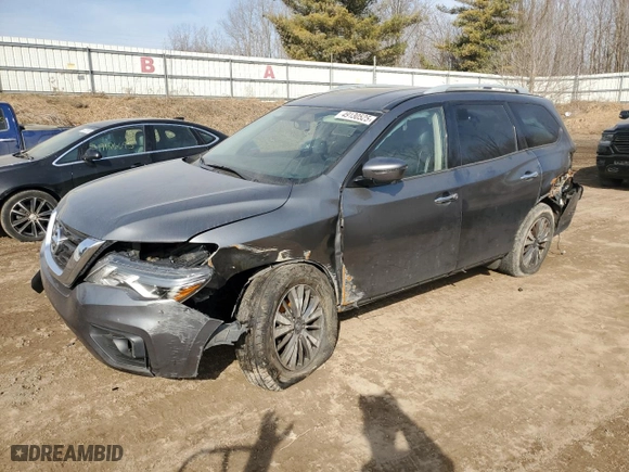 2019 Nissan Pathfinder SV with VIN 5N1DR2MM0KC634471, listed as a Copart auction lot 49130525 with 101,938 mi miles and Clean Title. Bid and sale history available at carsss.com. Image 1.