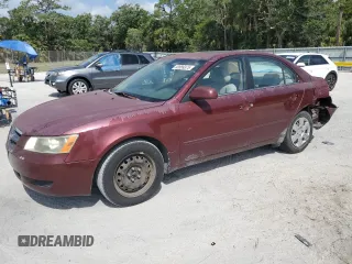 2007 Hyundai Sonata GLS with VIN 5NPET46CX7H236450, listed as a Copart auction lot 53999375 with 137,596 mi miles and Salvage Title. Bid and sale history available at DreamBid. Image 1.