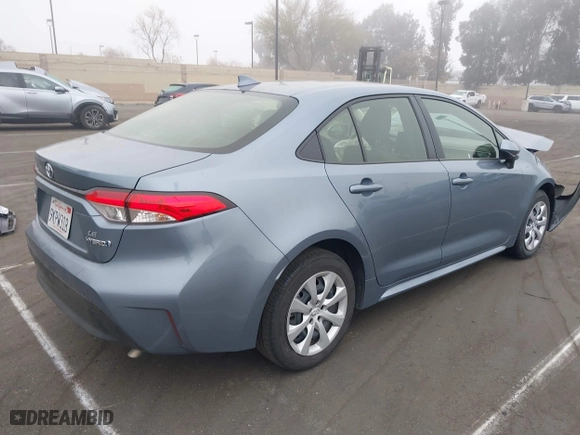 2024 Toyota Corolla Hybrid LE with VIN JTDBCMFE2RJ021904, listed as a IAAI auction lot 41488096 with 37,622 mi miles. Bid and sale history available at carsss.com. Image 4.