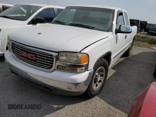 2000 GMC New Sierra 1500 SL with VIN 1GTEC19VXYZ344556, listed as a Copart auction lot 75230724 with 0 mi miles and Clean Title. Bid and sale history available at carsss.com. Image 1.