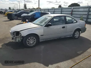 1998 Honda Civic DX with VIN 1HGEJ6228WL095274, listed as a Copart auction lot 86663704 with 171,982 mi miles and Salvage Title. Bid and sale history available at carsss.com. Image 1.