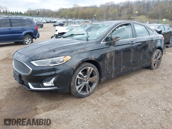 2020 Ford Fusion Titanium with VIN 3FA6P0D9XLR174523, listed as a IAAI auction lot 42100113 with 100,602 mi miles and . Bid and sale history available at DreamBid. Image 18.