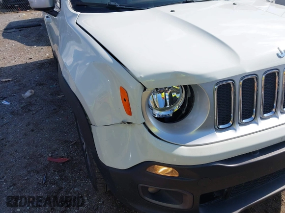 2017 Jeep Renegade Limited с VIN ZACCJBDB9HPF13318, выставлен на аукционе IAAI как лот 42551359 с пробегом 136 969 миль миль и . История ставок и продаж доступна на DreamBid. Изображение 6.