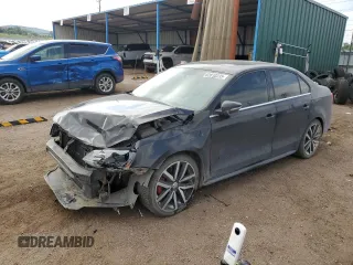 2014 Volkswagen Jetta GLI Edition 30 with VIN 3VW4S7AJ6EM211054, listed as a Copart auction lot 62810235 with 151,382 mi miles and Salvage title. Bid and sale history available at DreamBid. Image 1.
