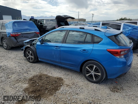 2020 Subaru Impreza Premium with VIN 4S3GTAV68L3727978, listed as a Copart auction lot 59921715 with 99,899 mi miles and Salvage title. Bid and sale history available at DreamBid. Image 2.