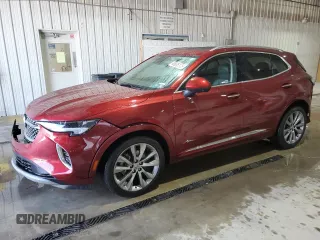 2023 Buick Envision Avenir with VIN LRBFZSR43PD209994, listed as a Copart auction lot 49835115 with 3,961 mi miles and Salvage Title. Bid and sale history available at carsss.com. Image 1.