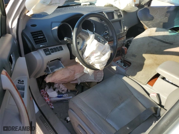 2010 Toyota Highlander Limited with VIN JTEDK3EH4A2157009, listed as a Copart auction lot 46417345 with 112,229 mi miles and Salvage Title. Bid and sale history available at carsss.com. Image 8.