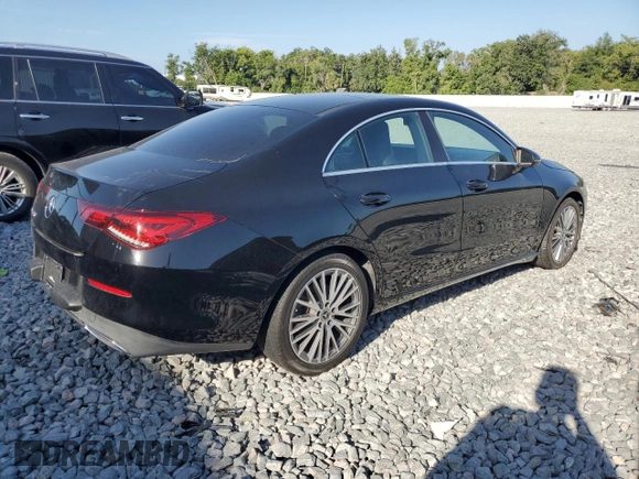 2020 Mercedes-Benz CLA 250 with VIN W1K5J4GB3LN104206, listed as a Copart auction lot 55459675 with 91,820 mi miles and Clean Title. Bid and sale history available at DreamBid. Image 3.