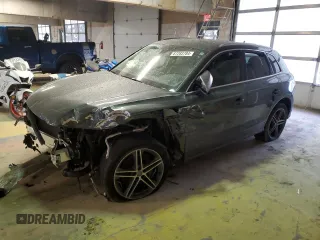 2020 Audi SQ5 Premium Plus with VIN WA1B4AFY1L2018574, listed as a Copart auction lot 87283784 with 0 mi miles and Salvage Title. Bid and sale history available at carsss.com. Image 1.