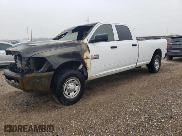 2018 Ram 2500 Tradesman with VIN 3C6UR4HL7JG287371, listed as a Copart auction lot 87394384 with 0 mi miles and Salvage Title. Bid and sale history available at carsss.com. Image 1.