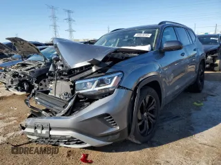 2023 Volkswagen Atlas SE с VIN 1V2KP2CA4PC527695, выставлен на аукционе Copart как лот 46023235 с пробегом 21 893 миль миль и Списание • Salvage title. История ставок и продаж доступна на DreamBid. Изображение 1.