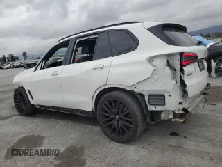 2023 BMW X5 xDrive40i with VIN 5UXCR6C02P9P07428, listed as a Copart auction lot 53520485 with 46,006 mi miles and Salvage title. Bid and sale history available at DreamBid. Image 2.