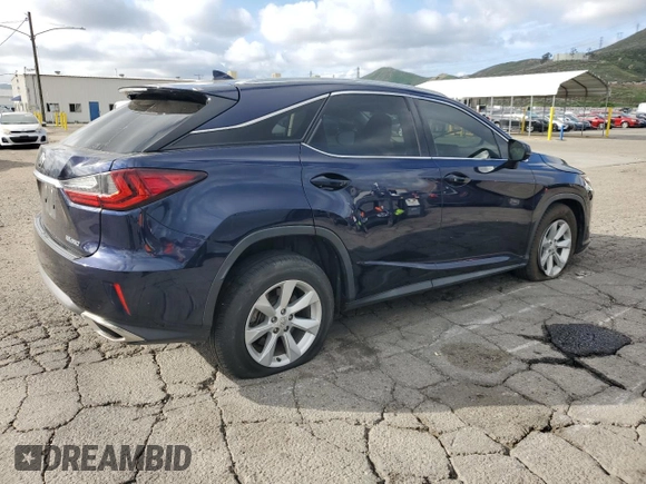 2016 Lexus RX 350 with VIN 2T2ZZMCA8GC017083, listed as a Copart auction lot 51021285 with 76,155 mi miles and Salvage Title. Bid and sale history available at DreamBid. Image 3.