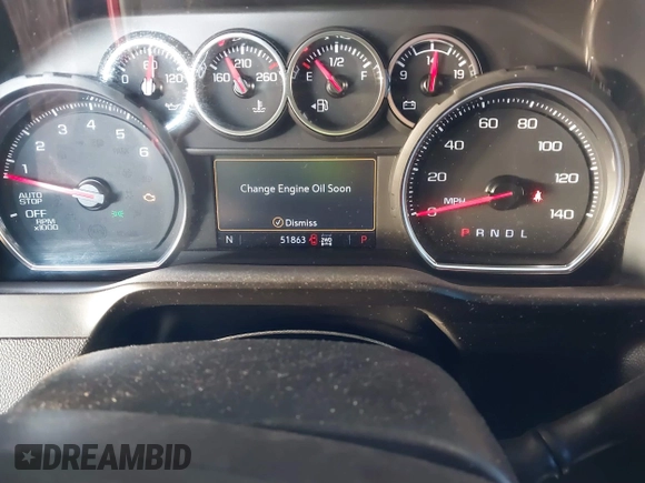 2021 Chevrolet Silverado 1500 LT Trail Boss with VIN 3GCPYFED1MG150609, listed as a IAAI auction lot 41709045 with 51,863 mi miles and . Bid and sale history available at DreamBid. Image 7.