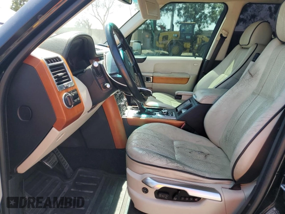 2008 Land Rover Range Rover SC with VIN SALMF13438A281942, listed as a Copart auction lot 57673775 with 140,476 mi miles and Salvage title. Bid and sale history available at DreamBid. Image 7.
