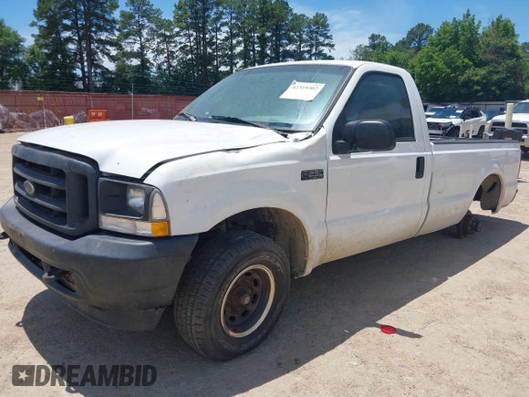 2004 Ford F-250 XL with VIN 1FTNF20L44EA02093, listed as a IAAI auction lot 42319302 with 228,226 mi miles and . Bid and sale history available at DreamBid. Image 2.