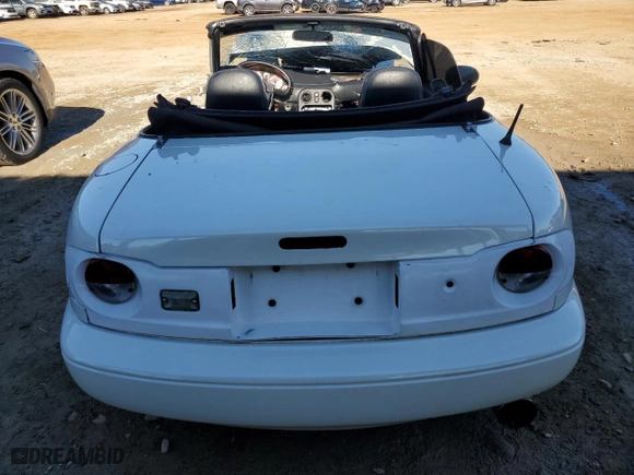 1991 Mazda MX-5 Miata Special Edition with VIN JM1NA3515M1215380, listed as a Copart auction lot 84860094 with 171,094 mi miles and Salvage Title. Bid and sale history available at carsss.com. Image 6.