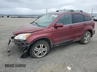 2010 Honda CR-V EX-L with VIN JHLRE4H71AC010542, listed as a Copart auction lot 54348595 with Not provided miles and Salvage title. Bid and sale history available at DreamBid. Image 1.