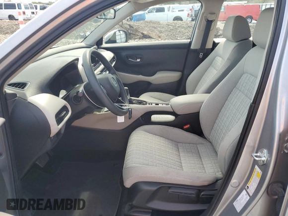 2023 Honda HR-V LX with VIN 3CZRZ2H34PM749084, listed as a Copart auction lot 62288875 with 14,863 mi miles and Salvage title. Bid and sale history available at DreamBid. Image 7.