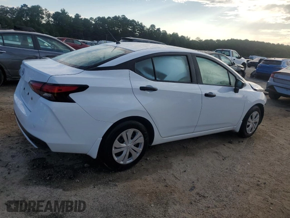 2024 Nissan Versa S with VIN 3N1CN8DV5RL913553, listed as a Copart auction lot 64141925 with 14,026 mi miles and Clean title. Bid and sale history available at DreamBid. Image 3.