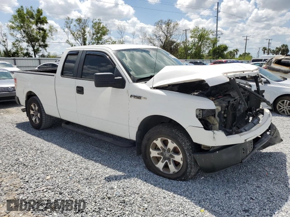 2011 Ford F-150 XL with VIN 1FTEX1CM9BFC63237, listed as a Copart auction lot 41920575 with 215,669 mi miles and Salvage Title. Bid and sale history available at carsss.com. Image 4.