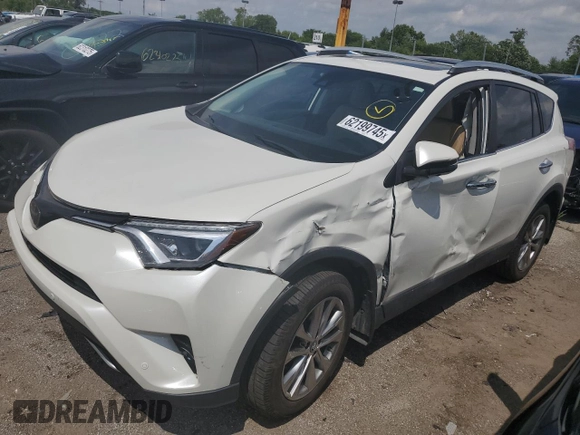 2016 Toyota RAV4 Limited with VIN 2T3DFREV3GW521471, listed as a Copart auction lot 62199745 with 51,056 mi miles and Clean title. Bid and sale history available at DreamBid. Image 1.