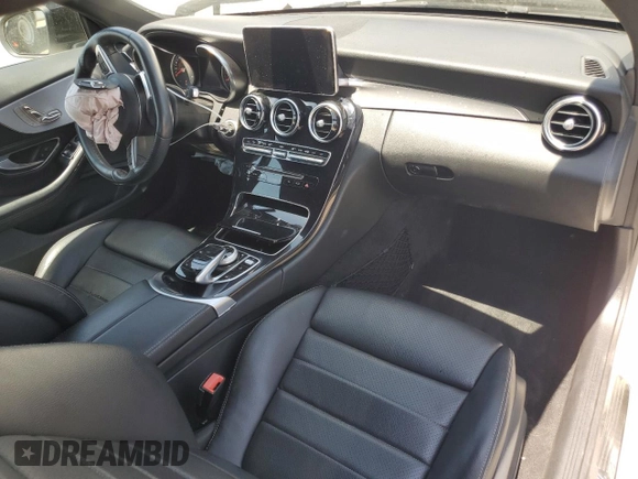 2018 Mercedes-Benz C 300 with VIN WDDWJ4JB1JF739946, listed as a Copart auction lot 60337685 with 49,017 mi miles and Salvage title. Bid and sale history available at DreamBid. Image 8.