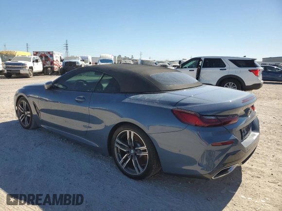 2021 BMW 8 Series 840i with VIN WBADZ2C00MCG13061, listed as a Copart auction lot 80051524 with 0 mi miles and Non Repairable. Bid and sale history available at carsss.com. Image 2.