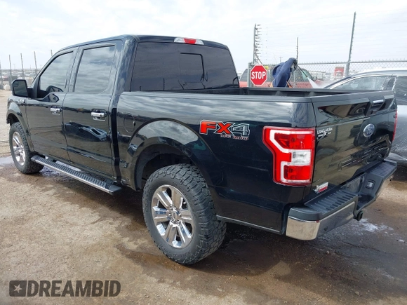 2018 Ford F-150 XL with VIN 1FTEW1E51JFD38844, listed as a IAAI auction lot 41911102 with 116,887 mi miles. Bid and sale history available at carsss.com. Image 3.