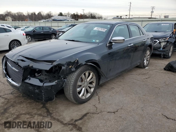 2017 Chrysler 300 with VIN 2C3CCAKG0HH582598, listed as a Copart auction lot 44375395 with 69,290 mi miles and Salvage Title. Bid and sale history available at carsss.com. Image 1.