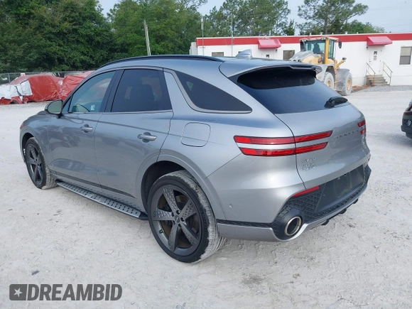 2024 Genesis GV70 2.5T with VIN 5NMMADTBXRH009739, listed as a IAAI auction lot 42091832 with 17,336 mi miles and . Bid and sale history available at DreamBid. Image 3.