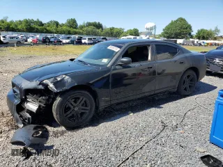 2006 Dodge Charger Fleet with VIN 2B3KA43R76H447907, listed as a Copart auction lot 58560214 with 196,410 mi miles and Salvage Title. Bid and sale history available at carsss.com. Image 1.