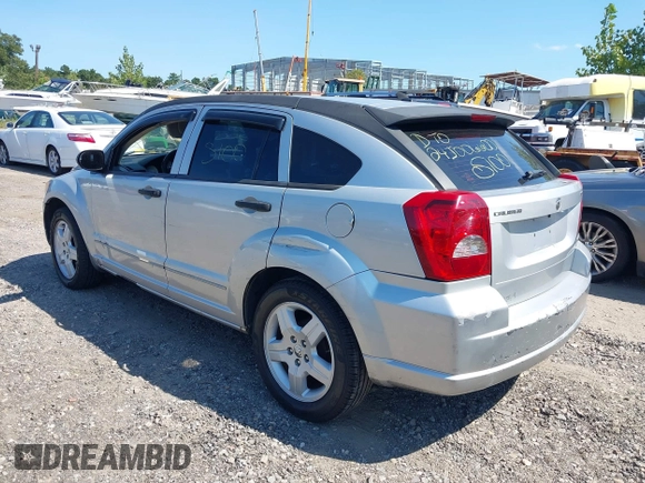 2008 Dodge Caliber SXT with VIN 1B3HB48B48D594124, listed as a IAAI auction lot 40282351 with 142,615 mi miles. Bid and sale history available at carsss.com. Image 3.