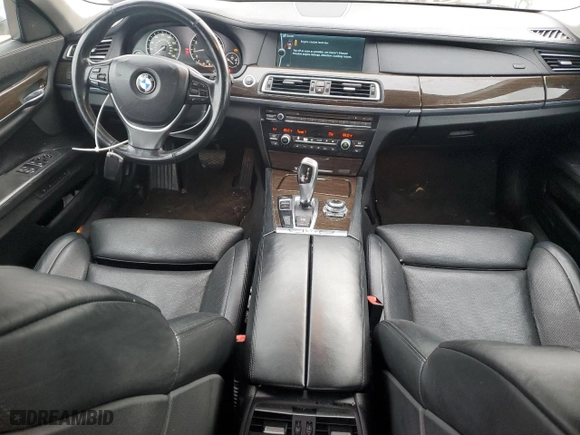 2012 BMW 7 Series 750i xDrive with VIN WBAKC6C55CC396517, listed as a Copart auction lot 53300945 with 163,700 mi miles and Clean Title. Bid and sale history available at carsss.com. Image 8.