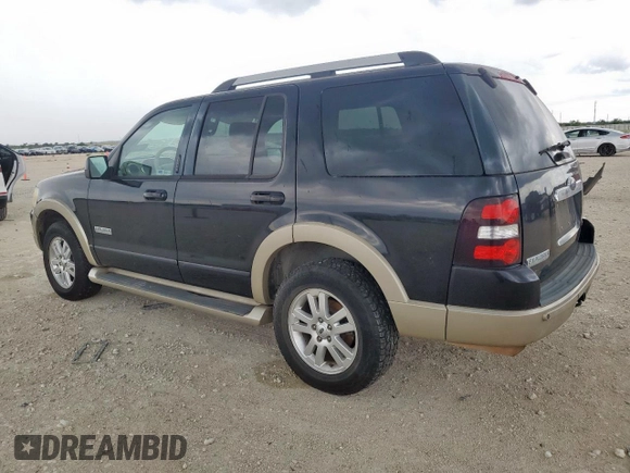 2006 Ford Explorer Eddie Bauer z VIN 1FMEU74E76UA33213, wystawiony jako Copart lot #62322315 z przebiegiem 158 510 mil mil oraz Czysty tytuł • Clean title. Historia ofert i sprzedaży dostępna na DreamBid. Obrazek 2.