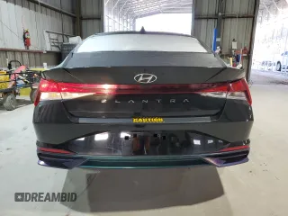 2022 Hyundai Elantra SEL with VIN KMHLM4AG0NU283001, listed as a Copart auction lot 48493255 with 78,198 mi miles and Clean Title. Bid and sale history available at DreamBid. Image 6.