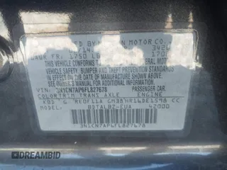 2015 Nissan Versa SV with VIN 3N1CN7AP6FL827678, listed as a IAAI auction lot 41422007 with 164,141 mi miles. Bid and sale history available at carsss.com. Image 9.