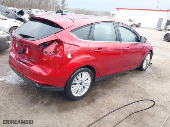 2015 Ford Focus Titanium with VIN 1FADP3N23FL248880, listed as a IAAI auction lot 41474936 with 86,245 mi miles. Bid and sale history available at carsss.com. Image 4.