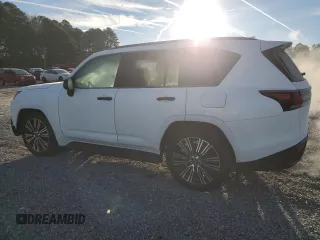 2024 Lexus LX 600 Luxury z VIN JTJGB7CX0R4062088, wystawiony jako Copart lot #84683894 z przebiegiem 85 mil mil oraz Szkoda całkowita • Salvage title. Historia ofert i sprzedaży dostępna na DreamBid. Obrazek 2.
