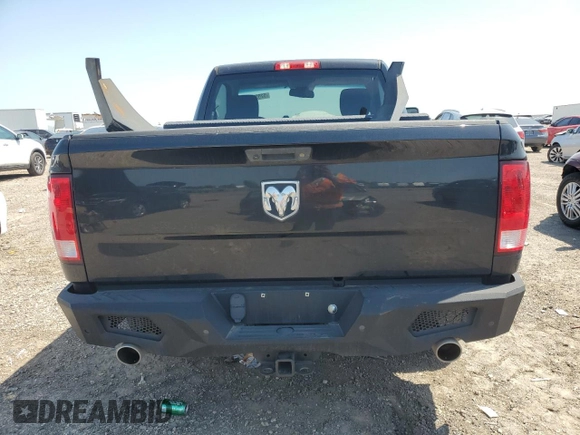 2018 Ram 1500 Express with VIN 3C6JR6AT0JG122755, listed as a Copart auction lot 52092235 with 109,140 mi miles and Salvage title. Bid and sale history available at DreamBid. Image 6.