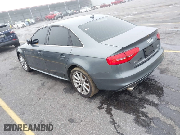 2016 Audi A4 Premium with VIN WAUBFAFL7GN016012, listed as a IAAI auction lot 41489832 with 125,826 mi miles. Bid and sale history available at carsss.com. Image 3.