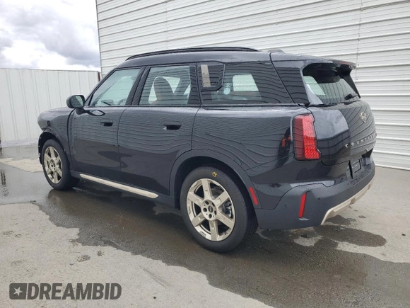 2025 MINI Countryman S with VIN WMZ23GA00S7S40439, listed as a Copart auction lot 53718955 with 2,750 mi miles and Clean title. Bid and sale history available at DreamBid. Image 2.